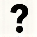 Icona di un punto interrogativo stilizzato